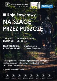 III RAJD ROWEROWY "NA SZAGĘ PRZEZ PUSZCZĘ"